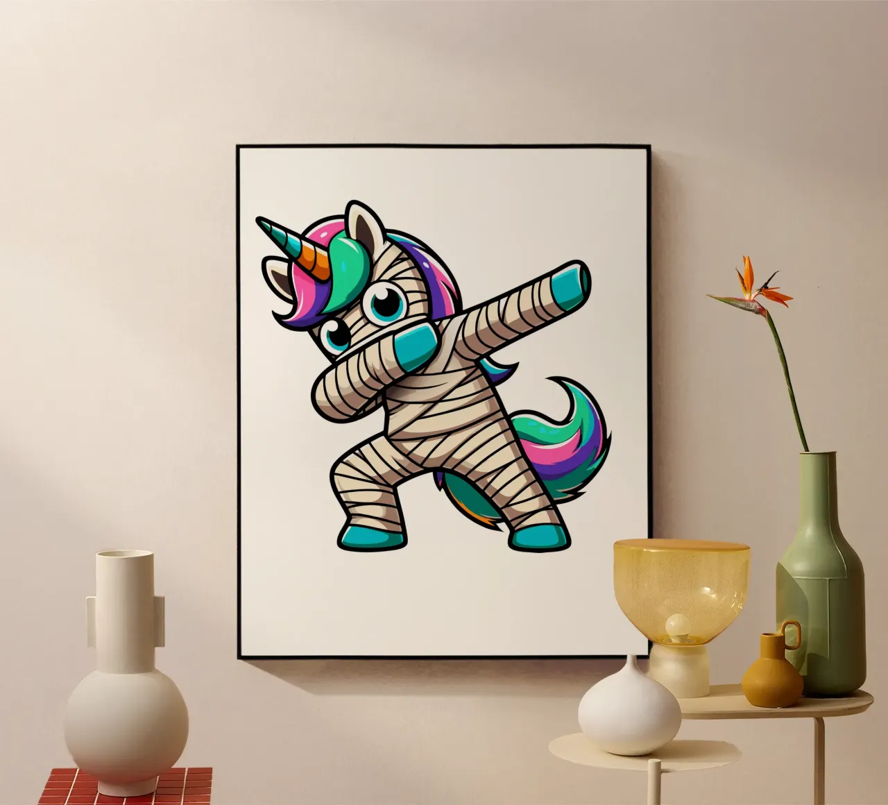Unicorn Mummy plexiglass da edsonramosart