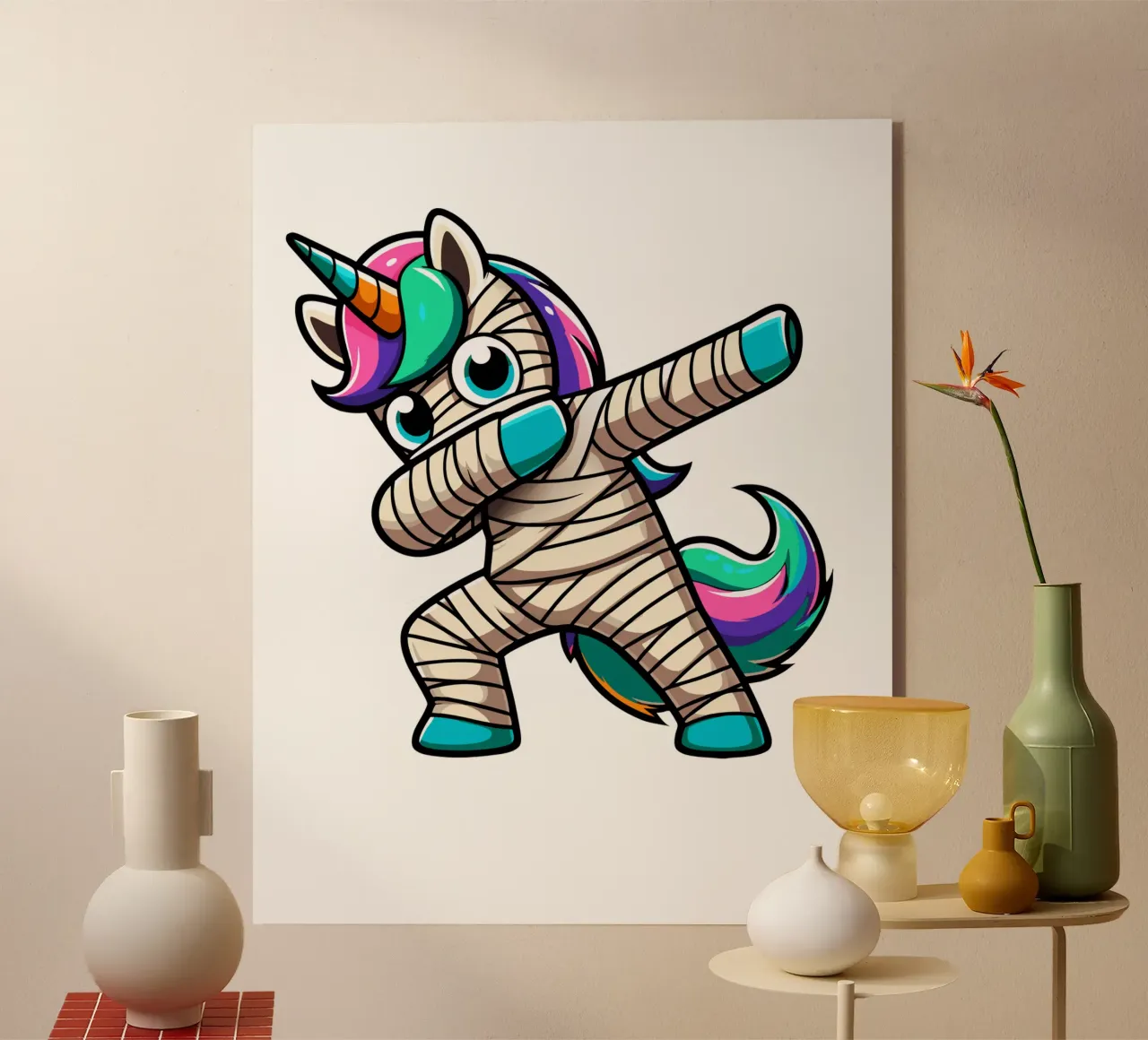 Unicorn Mummy plexiglass da edsonramosart