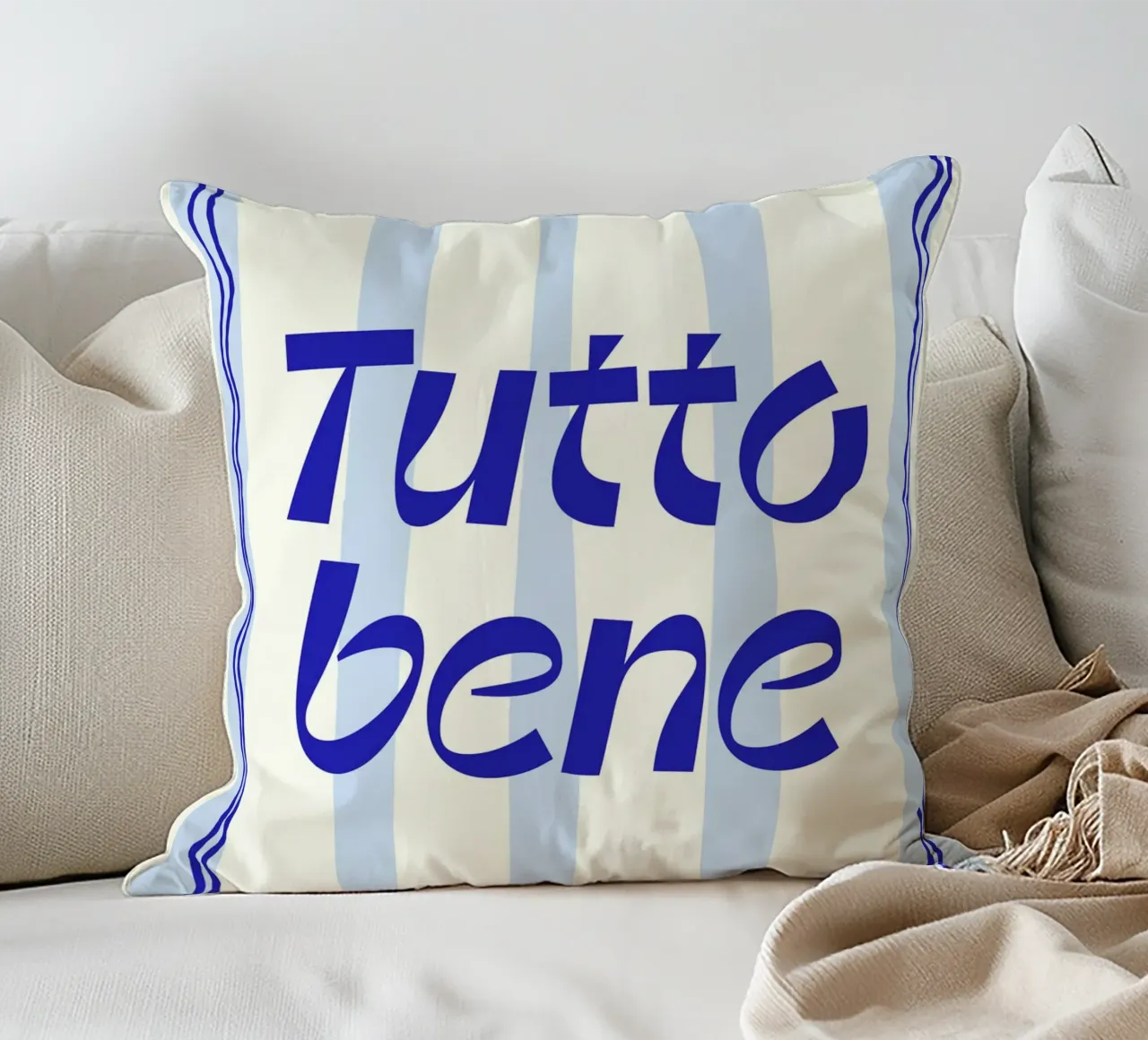 Tutto Bene cuscino da Attaboy Dsgn
