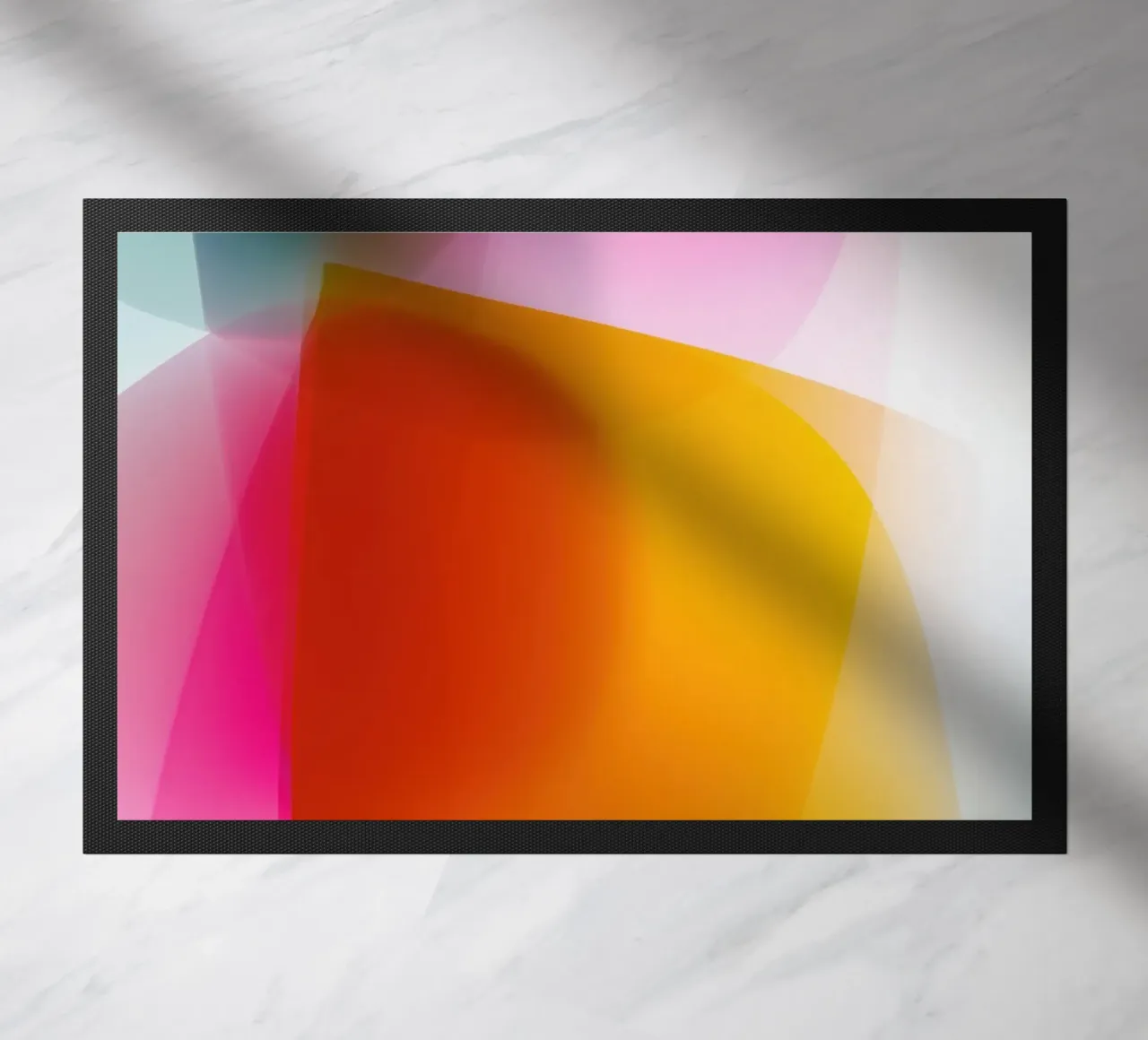 Aree di colore astratte semitrasparenti zerbino da Autofocus