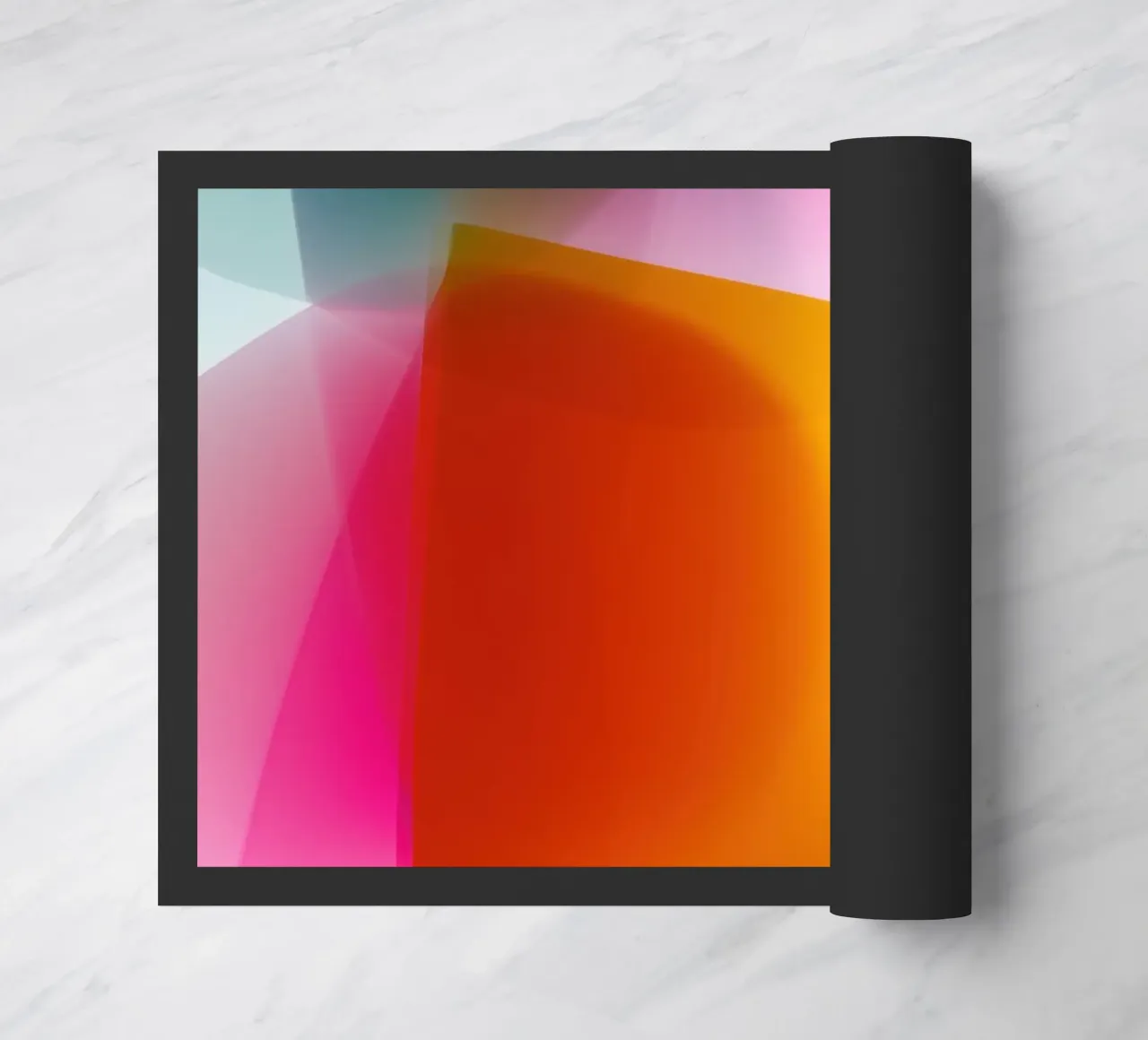 Aree di colore astratte semitrasparenti zerbino da Autofocus