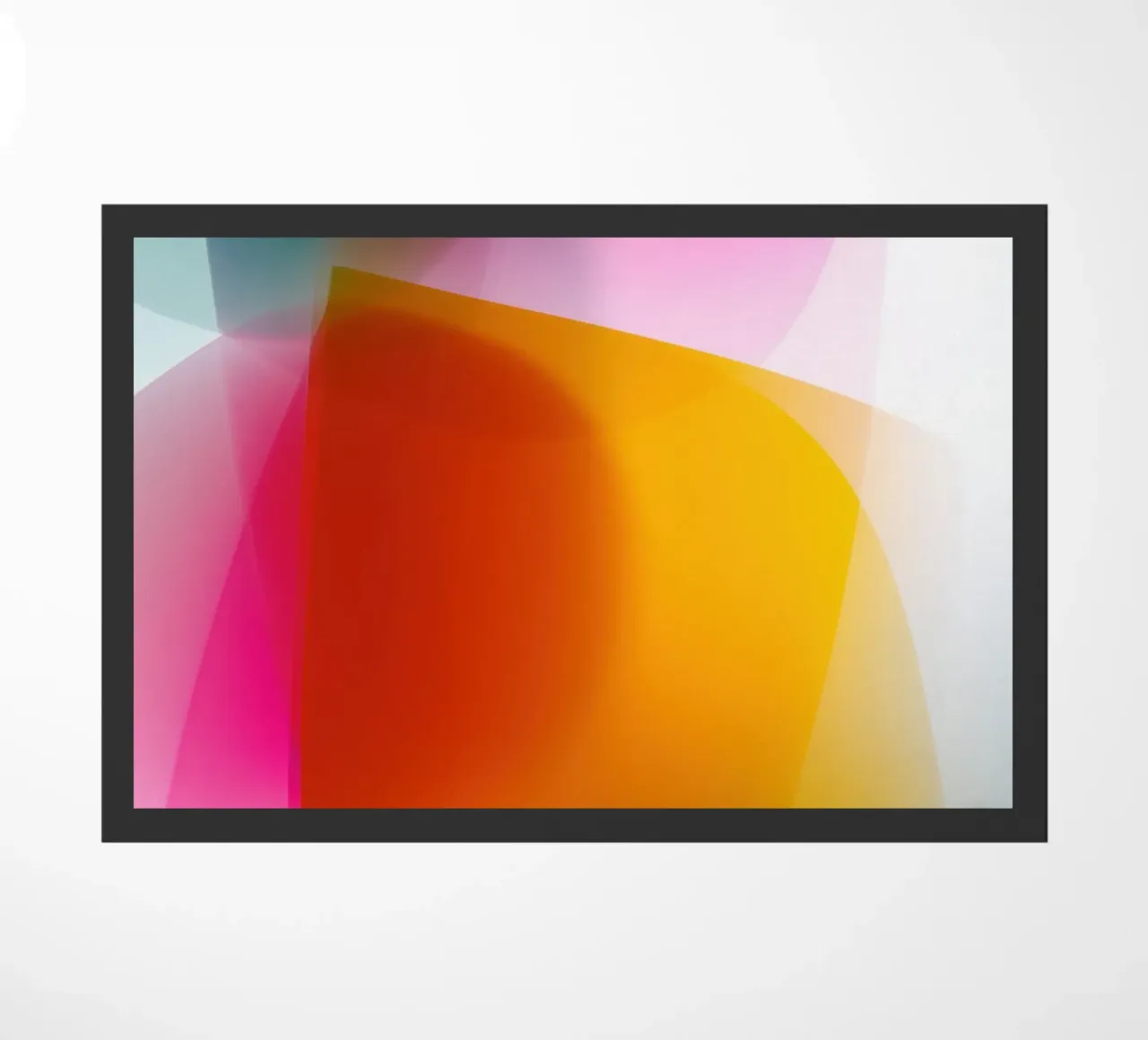 Aree di colore astratte semitrasparenti zerbino da Autofocus