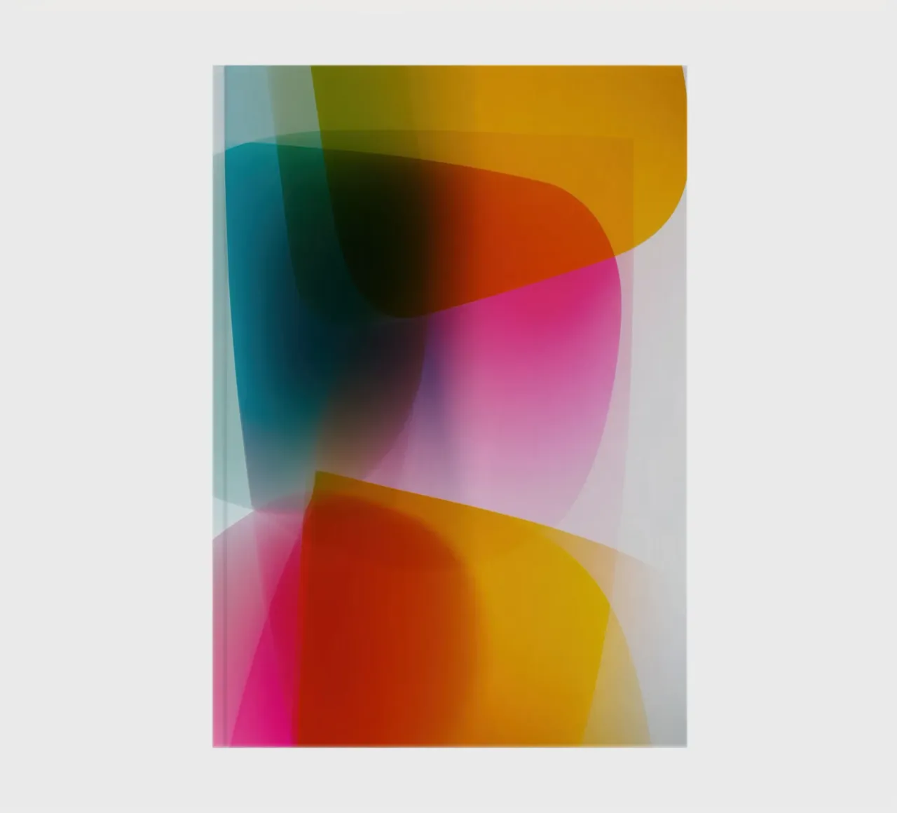 Aree di colore astratte semitrasparenti diario da Autofocus