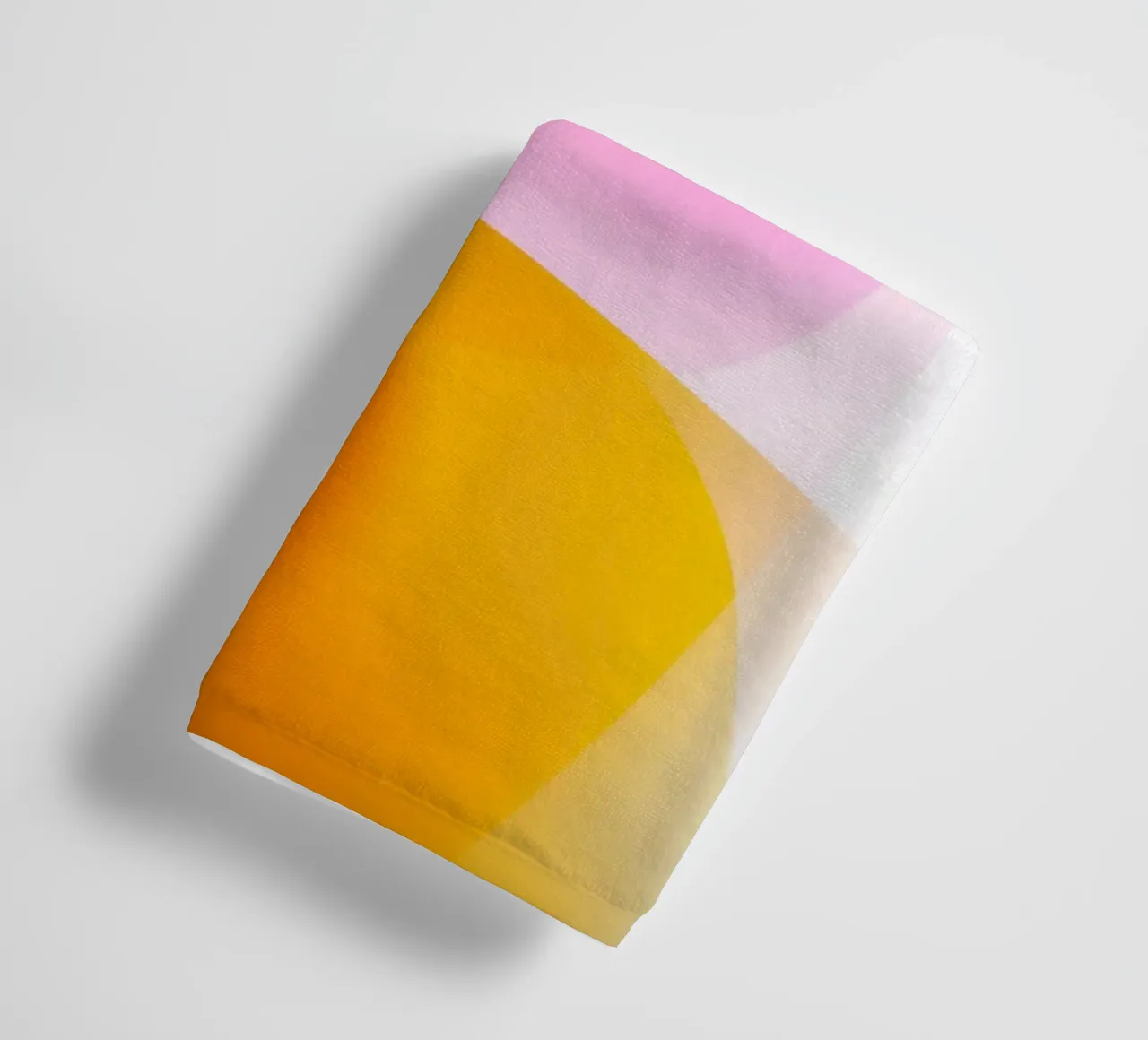 Aree di colore astratte semitrasparenti asciugamano da bagno da Autofocus