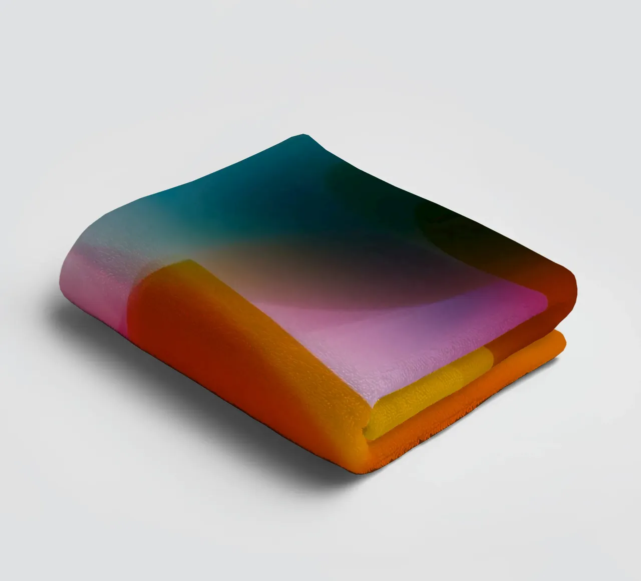 Aree di colore astratte semitrasparenti asciugamano da bagno da Autofocus