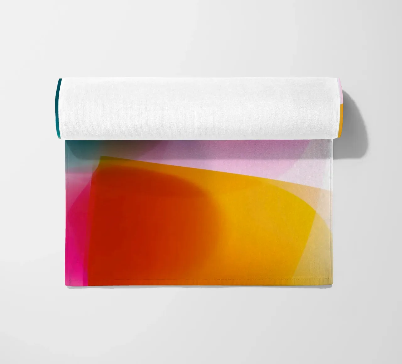 Aree di colore astratte semitrasparenti telo mare da Autofocus