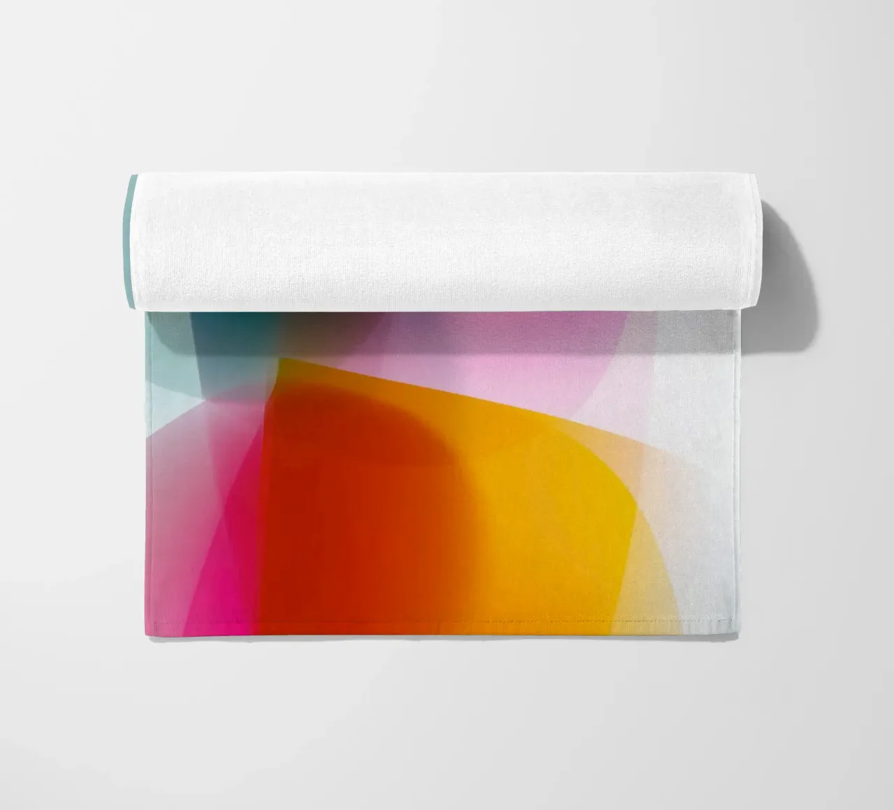 Aree di colore astratte semitrasparenti telo mare da Autofocus