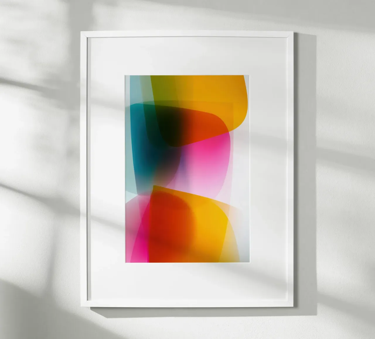 Aree di colore astratte semitrasparenti poster da Autofocus