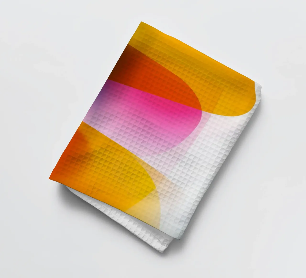 Aree di colore astratte semitrasparenti canovaccio da cucina da Autofocus