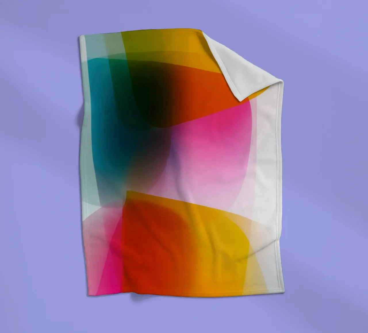 Aree di colore astratte semitrasparenti coperta in pile da Autofocus