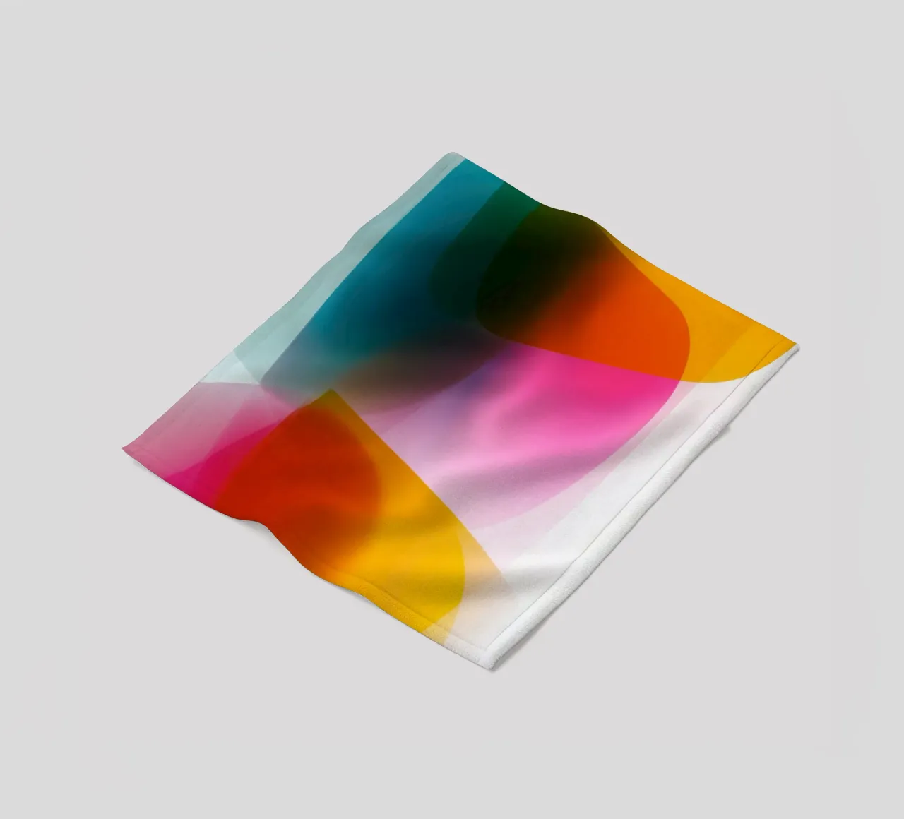 Aree di colore astratte semitrasparenti coperta in pile da Autofocus