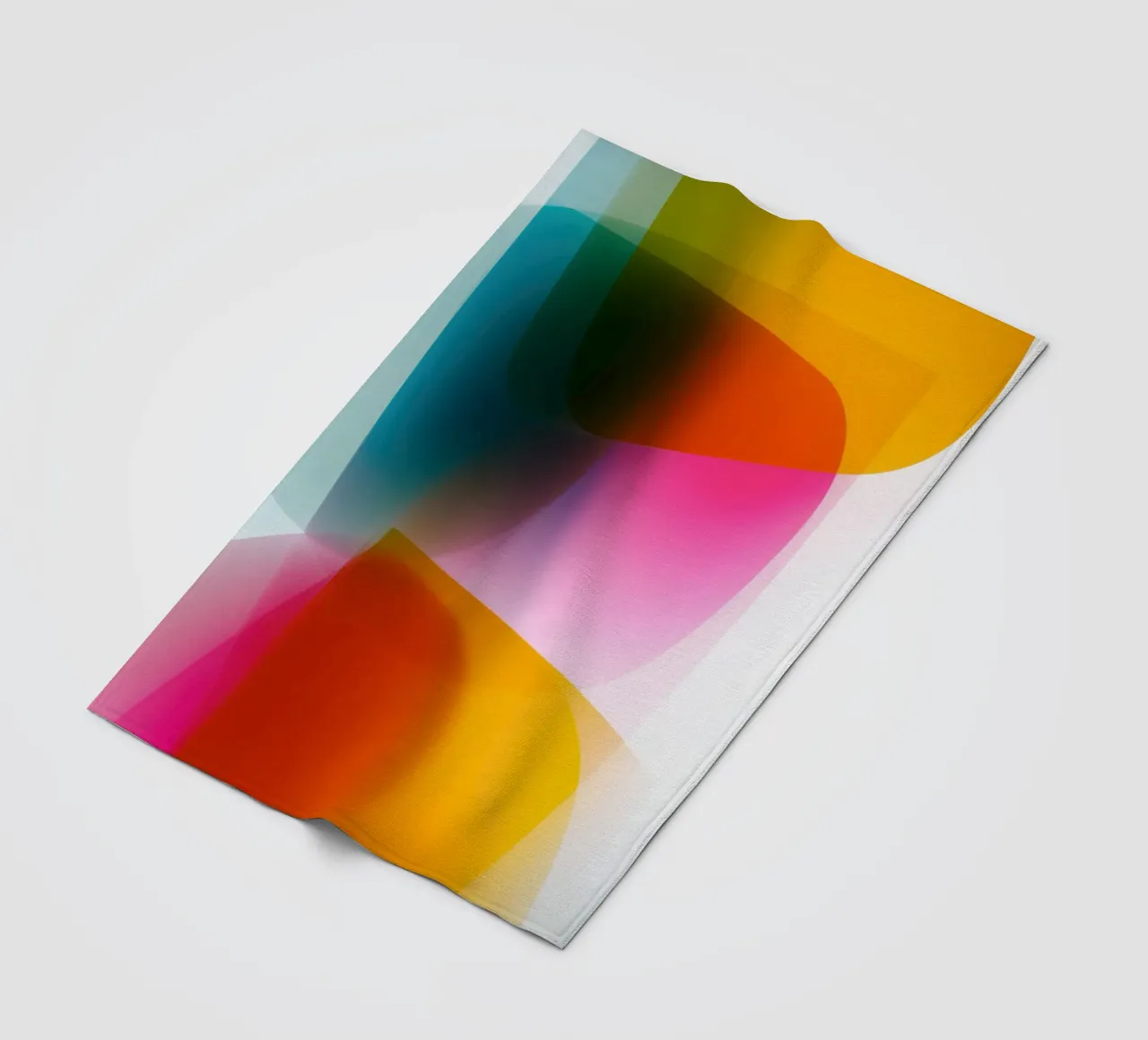 Aree di colore astratte semitrasparenti coperta in pile da Autofocus