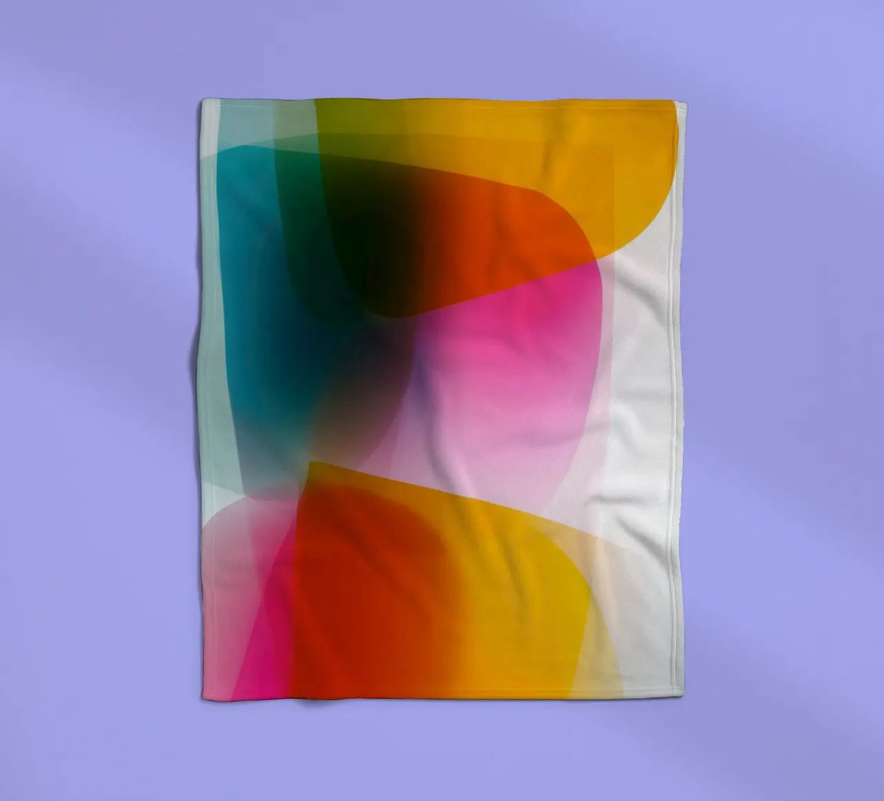 Aree di colore astratte semitrasparenti coperta in pile da Autofocus