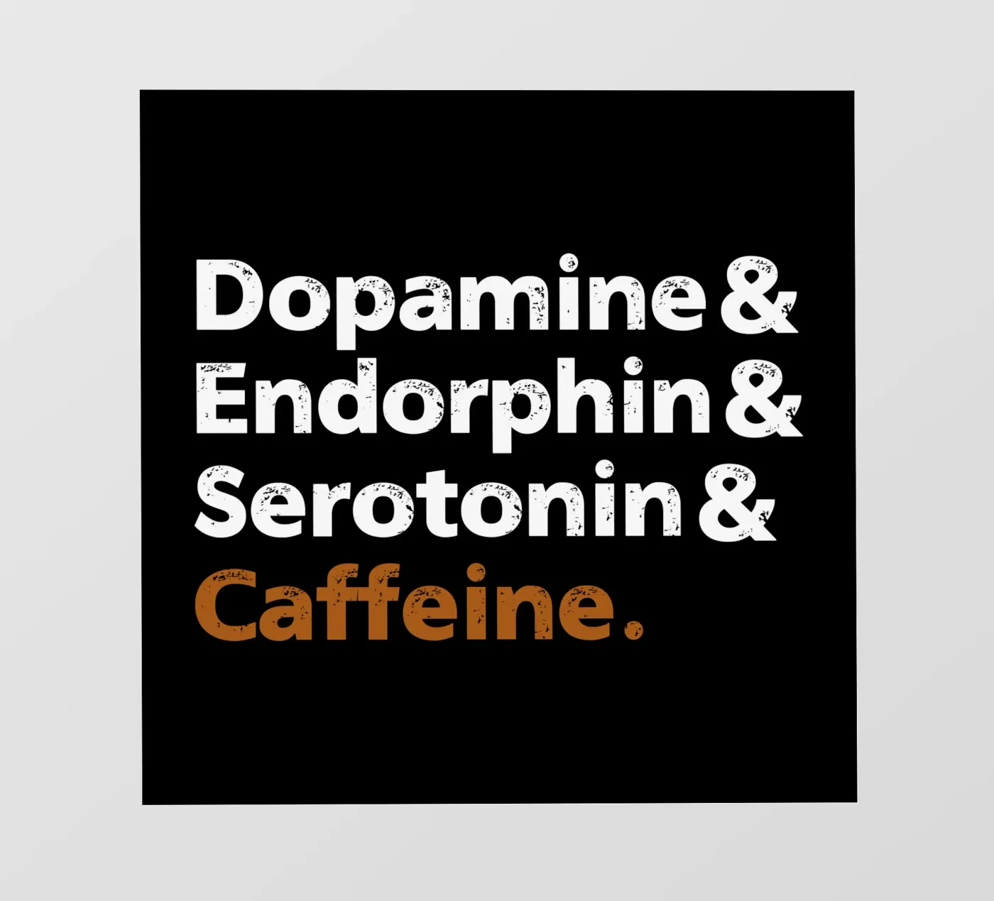 Cafeïne backlit folie van Mariel Toigo