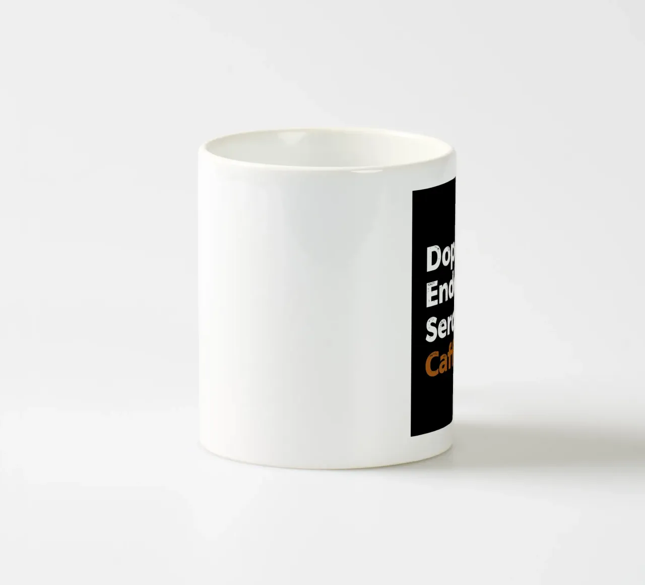 Caffeine ceramic mug by Mariel Toigo