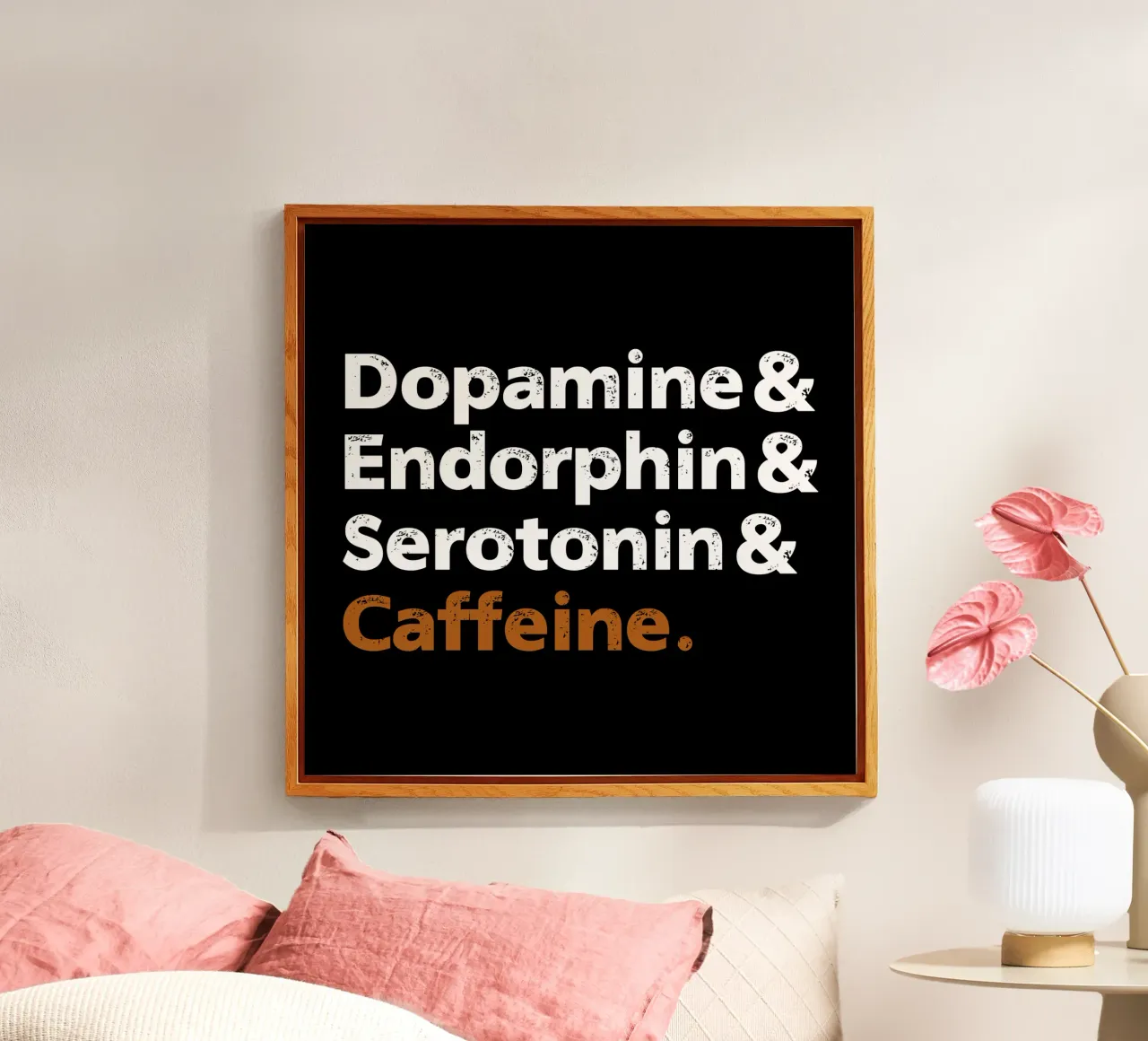 Caffeine Acryl-Glas von Mariel Toigo