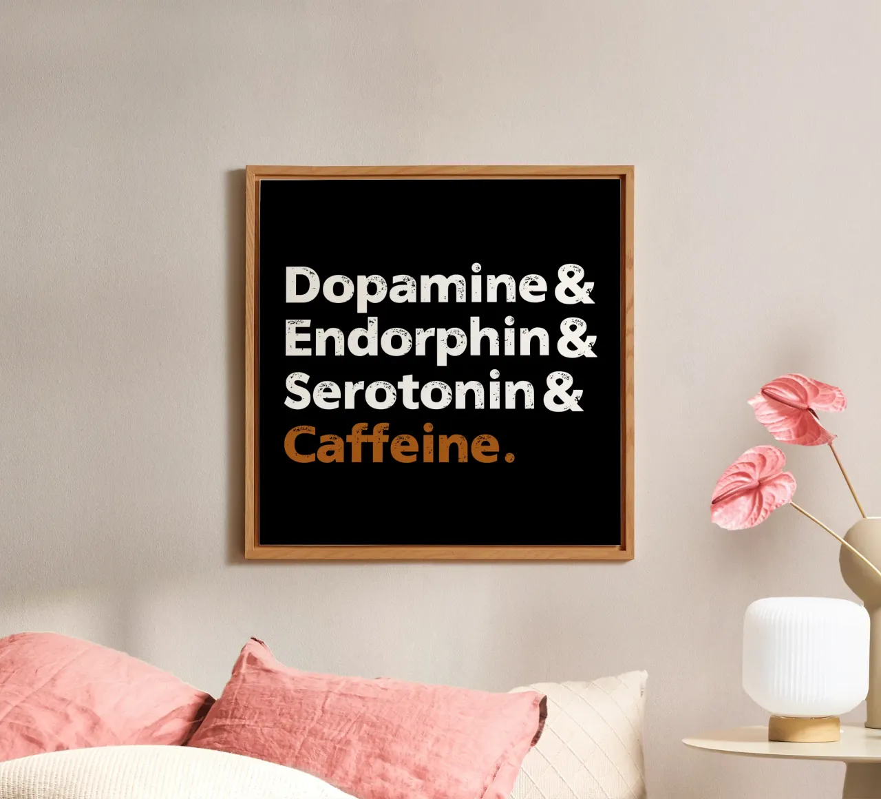 Caffeina alluminio dibond da Mariel Toigo