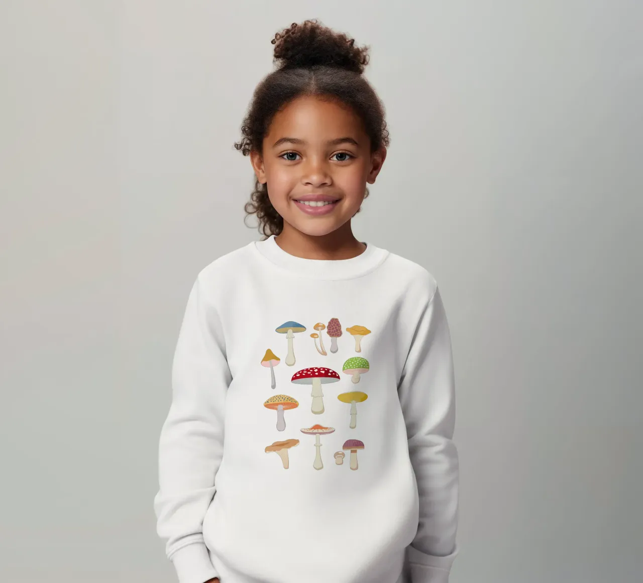 Amateurs de champignons sweat enfant de Mariel Toigo