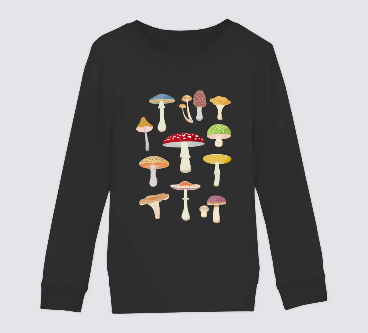 Amateurs de champignons sweat enfant de Mariel Toigo