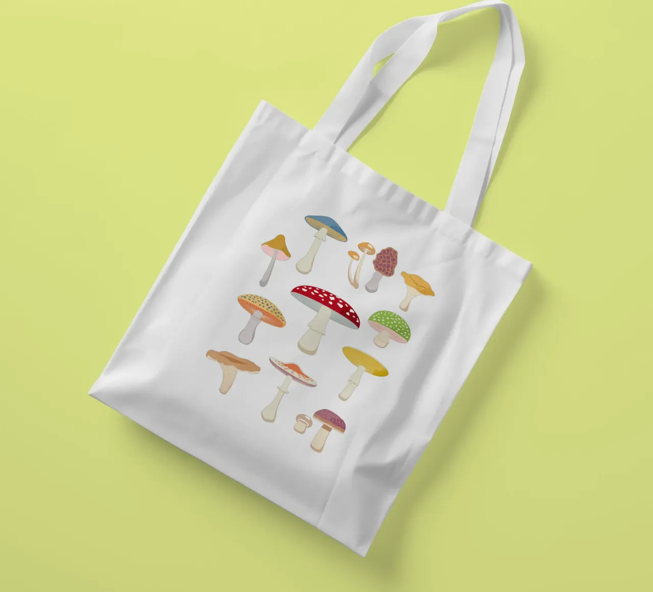 Mushroom Lovers tote bag by Mariel Toigo