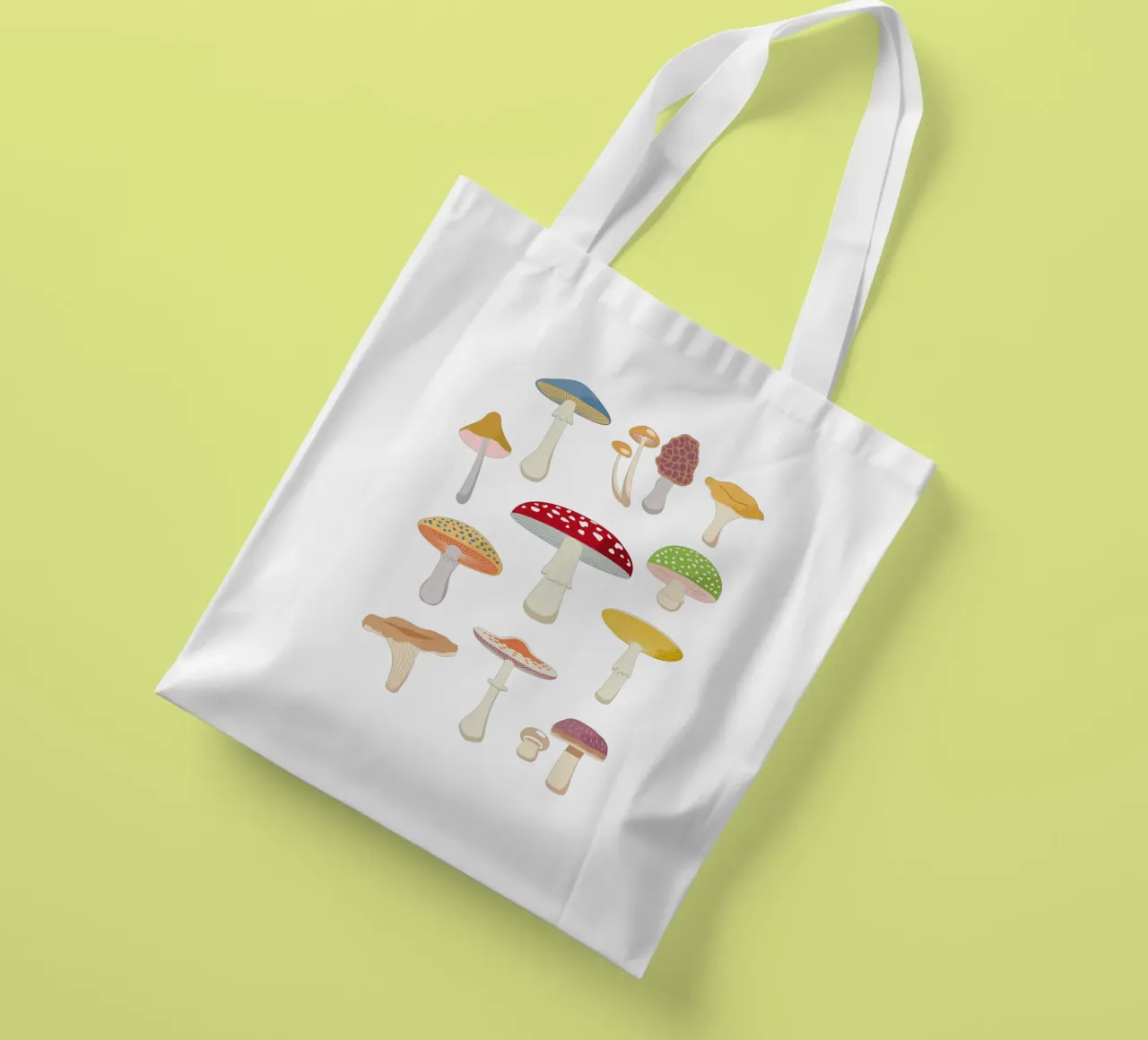 Mushroom Lovers tote bag by Mariel Toigo