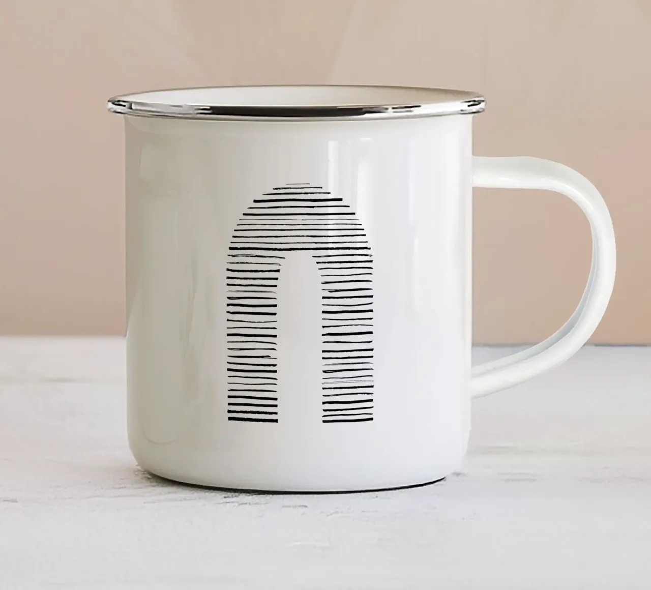 Arco Boho tazza in smalto da Mariel Toigo