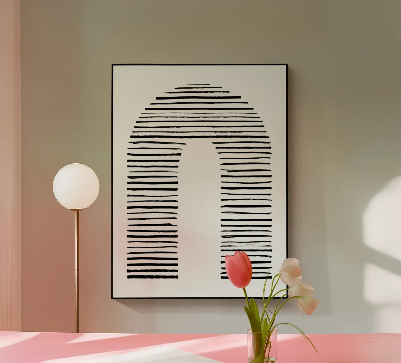 Arco Boho plexiglass da Mariel Toigo