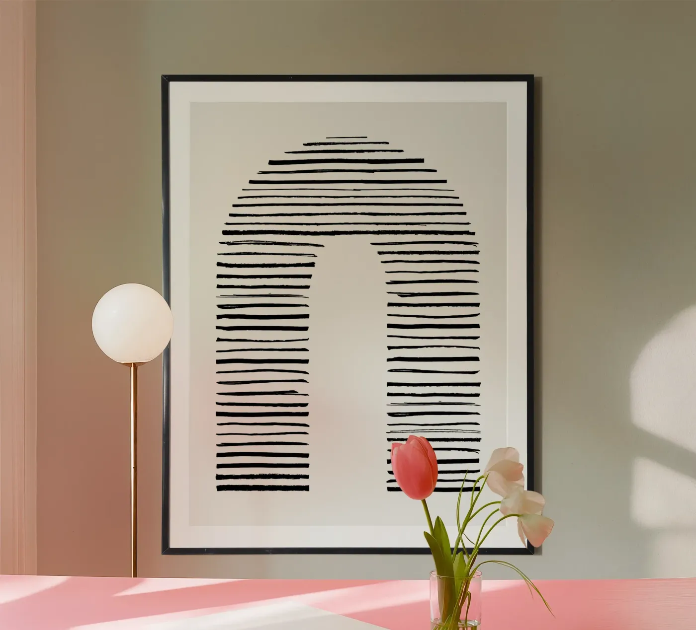 Boho boog poster van Mariel Toigo