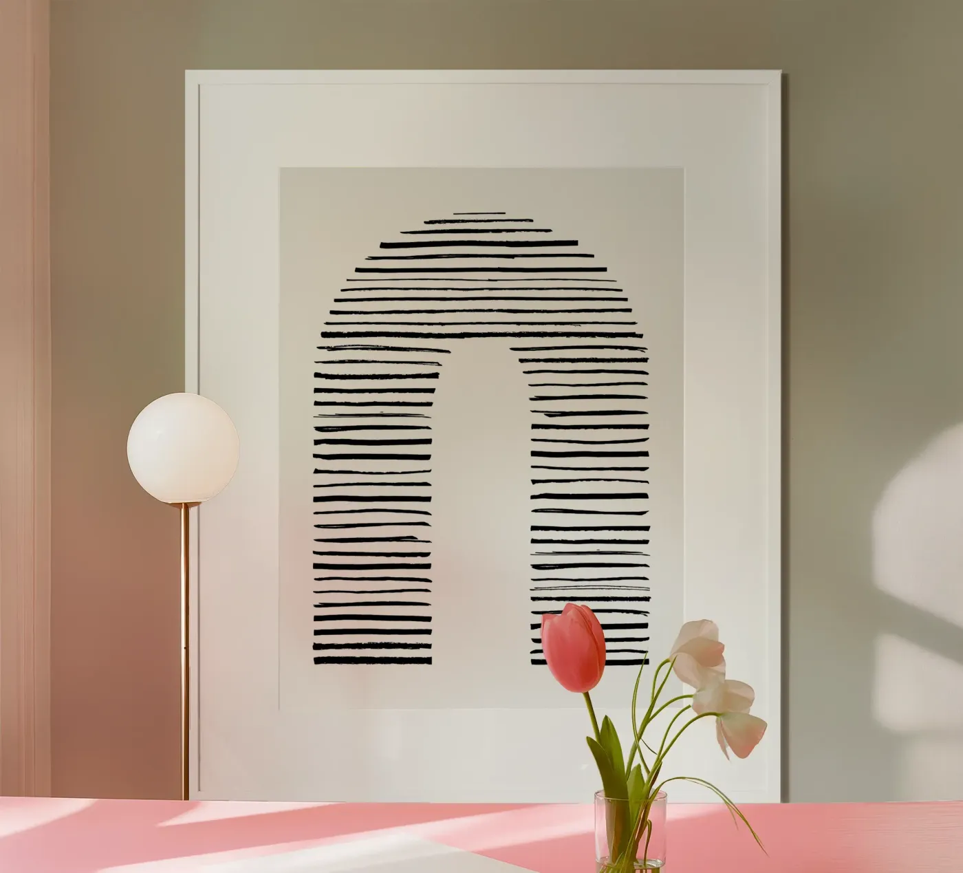 Boho boog poster van Mariel Toigo