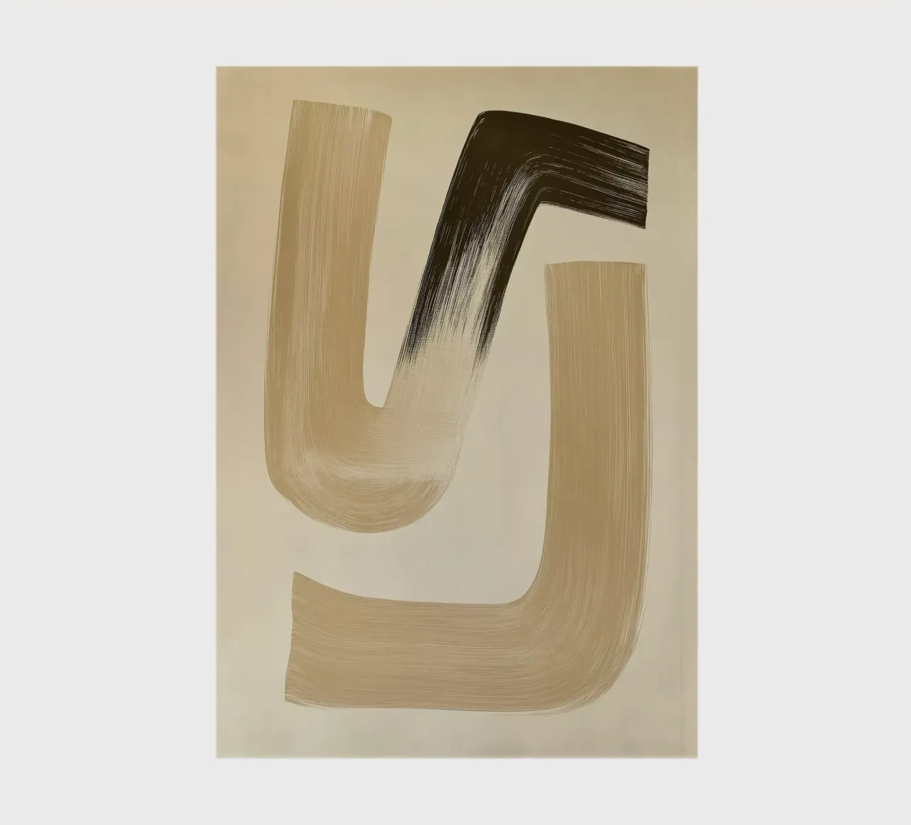Abstract shapes in brown colors notebook by Imagine