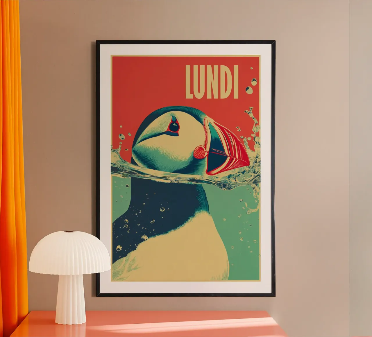 Pulcinella dall'anima retrò poster da Autofocus