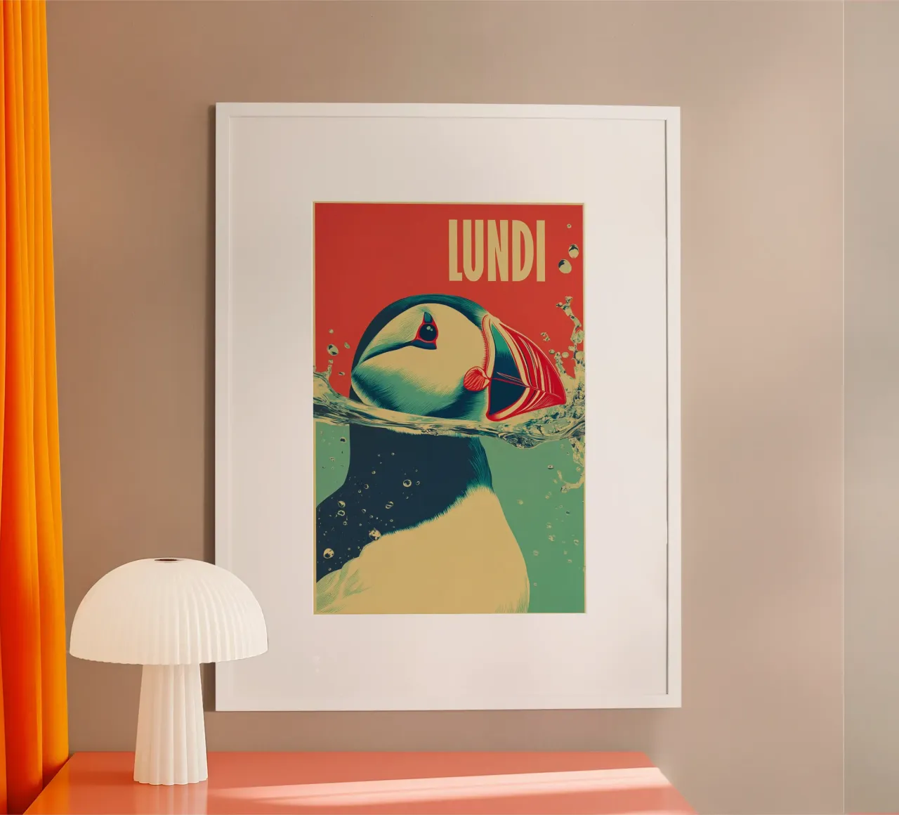 Pulcinella dall'anima retrò poster da Autofocus