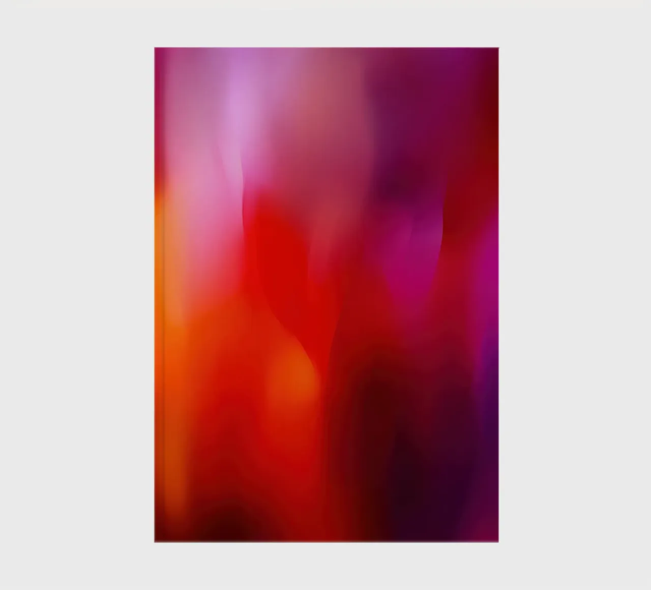 Tulip intoxication | Colour symphony in orange-red-magenta notebook by Autofocus