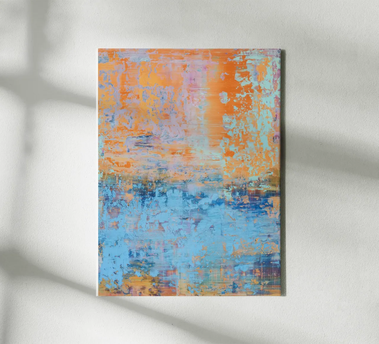 Abstract ontmoet moderniteit canvas met Baklijst van Carinaprint
