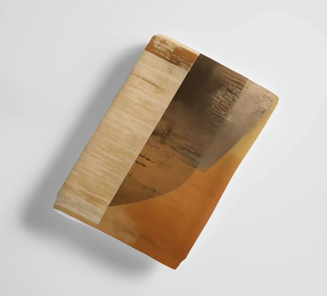 Formes abstraites dans des couleurs brunes serviette de bain de Imagine