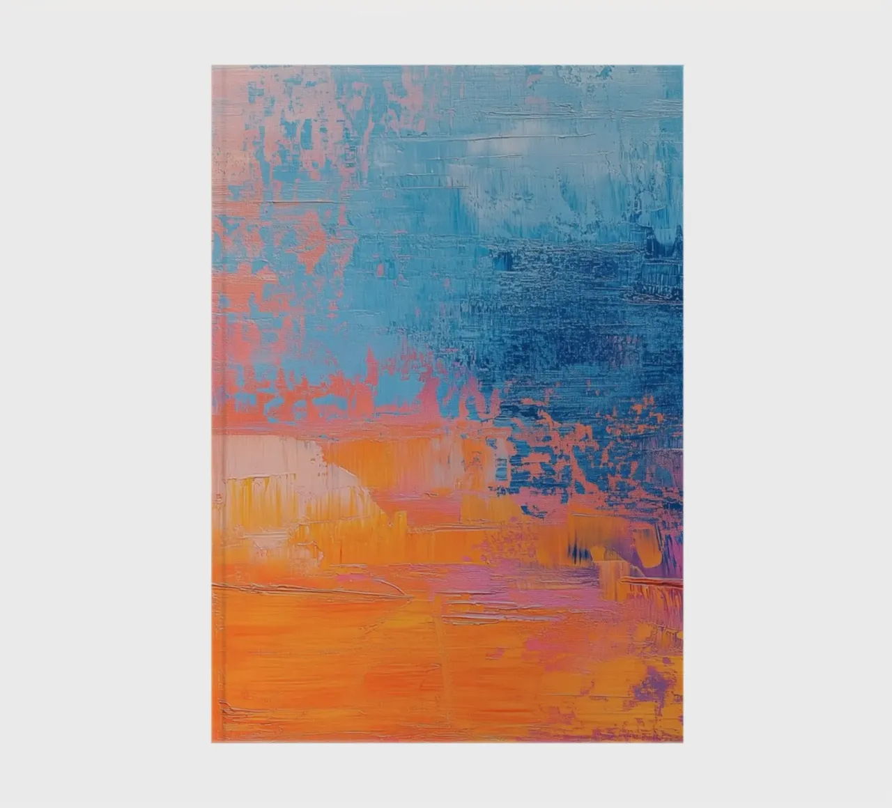 Dynamic colour contrasts notebook by Carinaprint