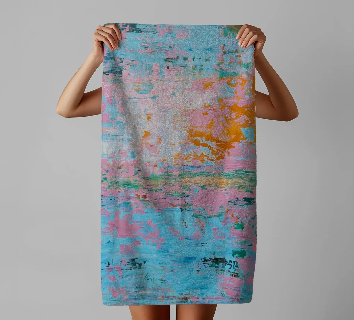 Magic spatula texture towel by Carinaprint