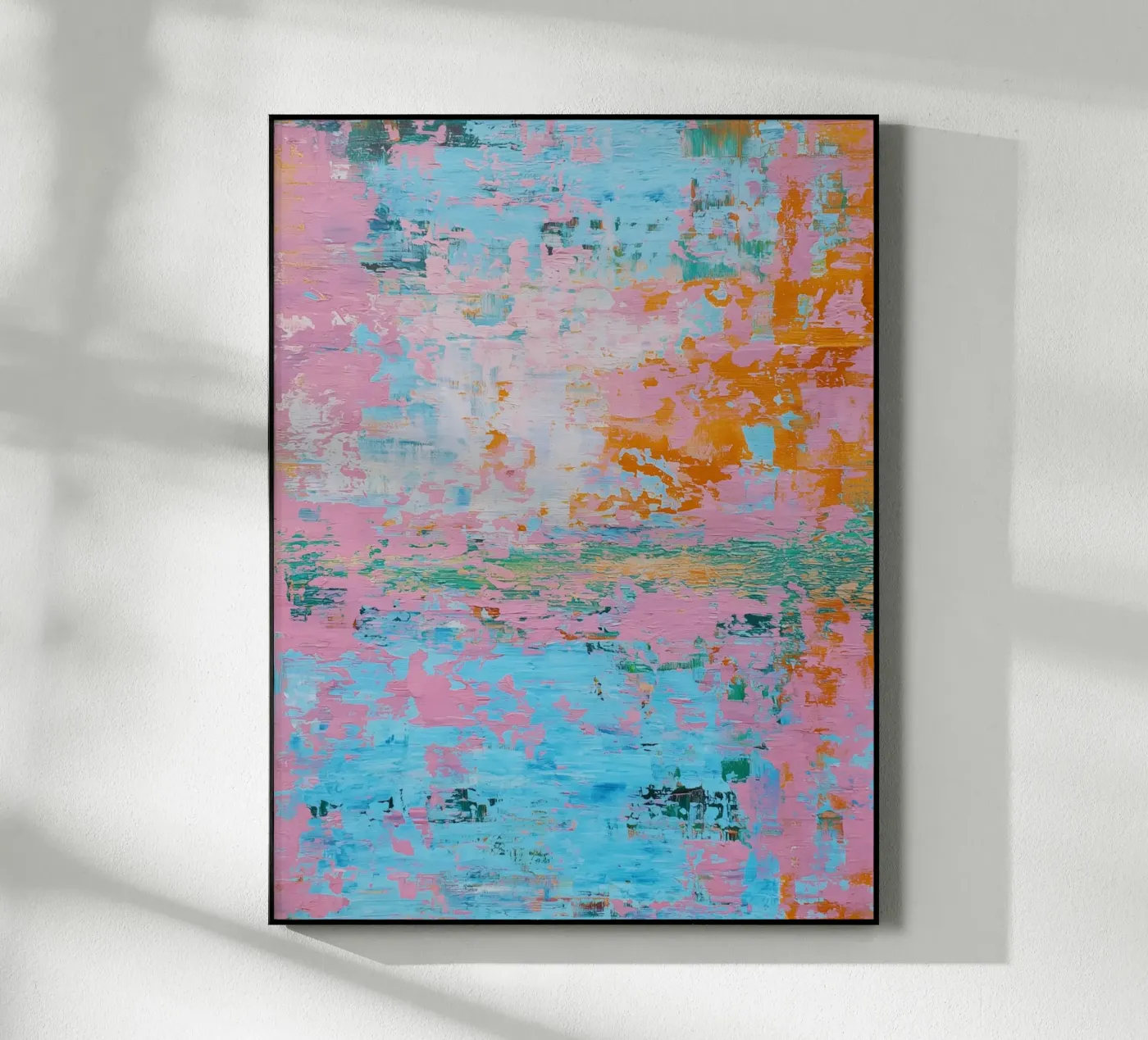 Magische spateltextuur acryl van Carinaprint