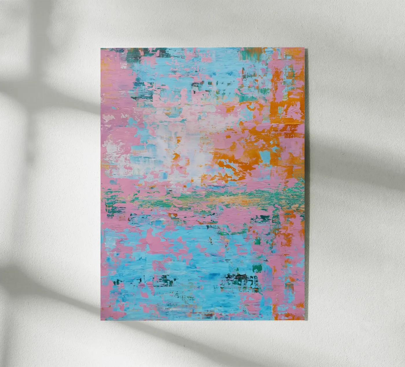 Magische spateltextuur acryl van Carinaprint