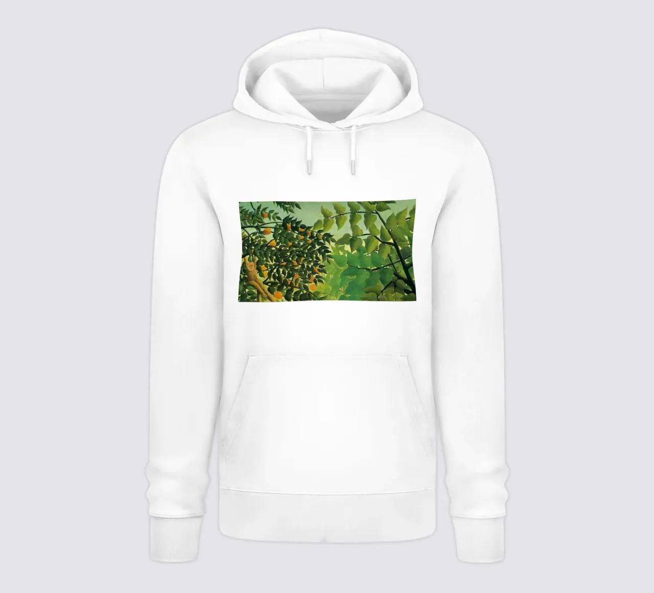 scimmia appesa a un albero felpa con cappuccio da taylor shop