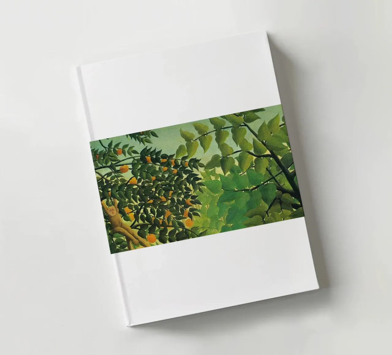 monkey hanging from a tree notebook by taylor shop