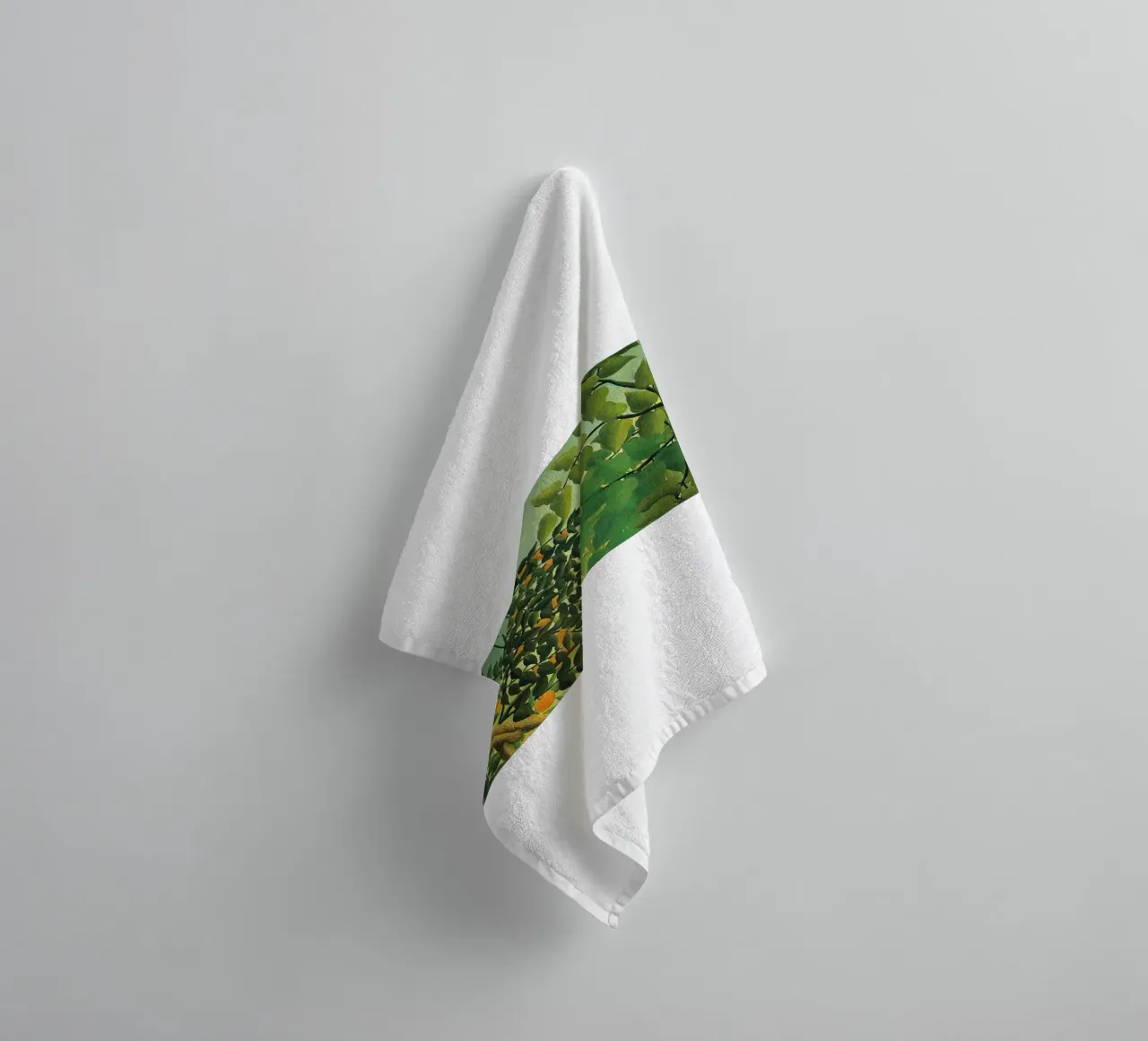 monkey hanging from a tree towel by taylor shop