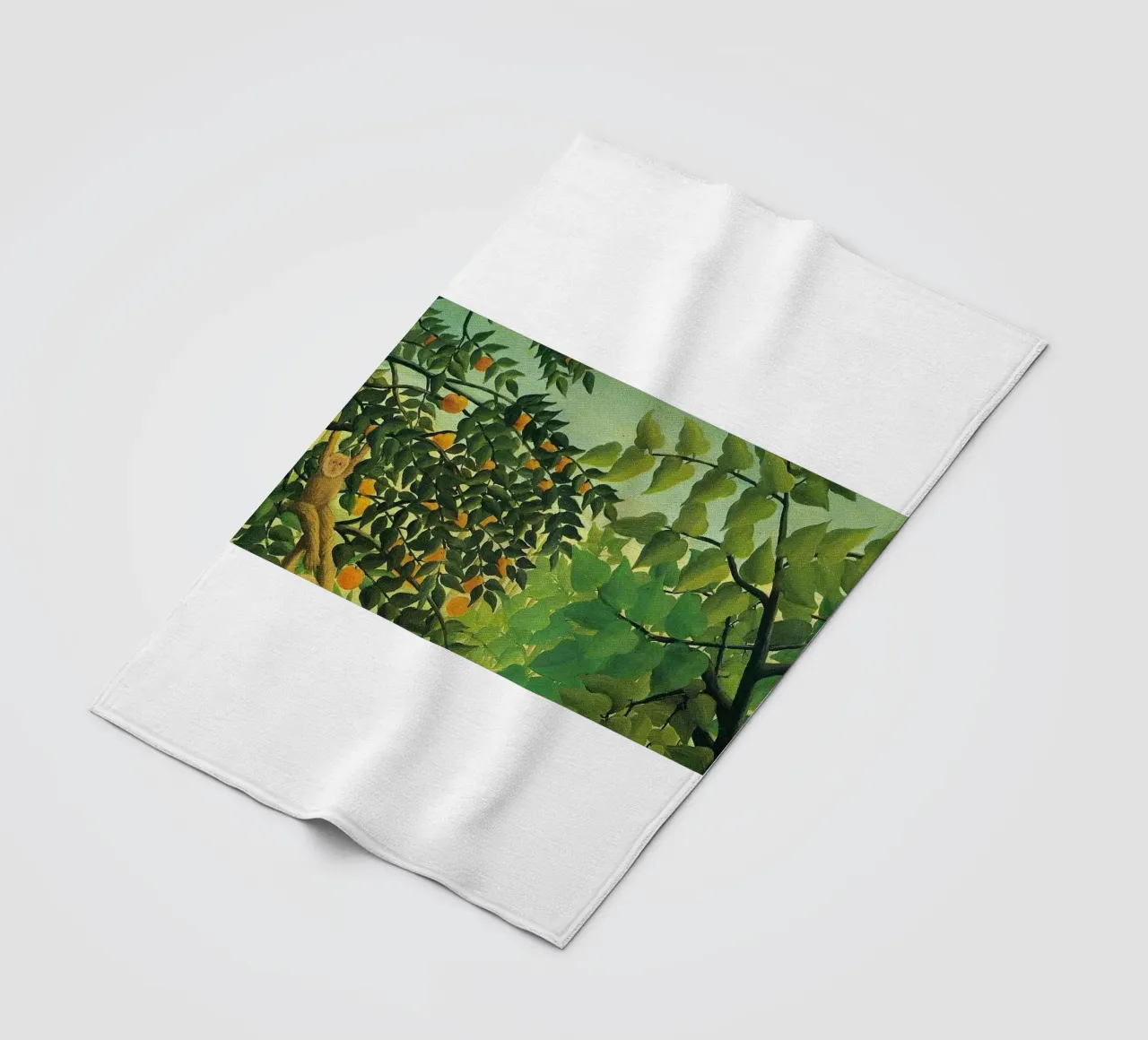 scimmia appesa a un albero coperta in pile da taylor shop