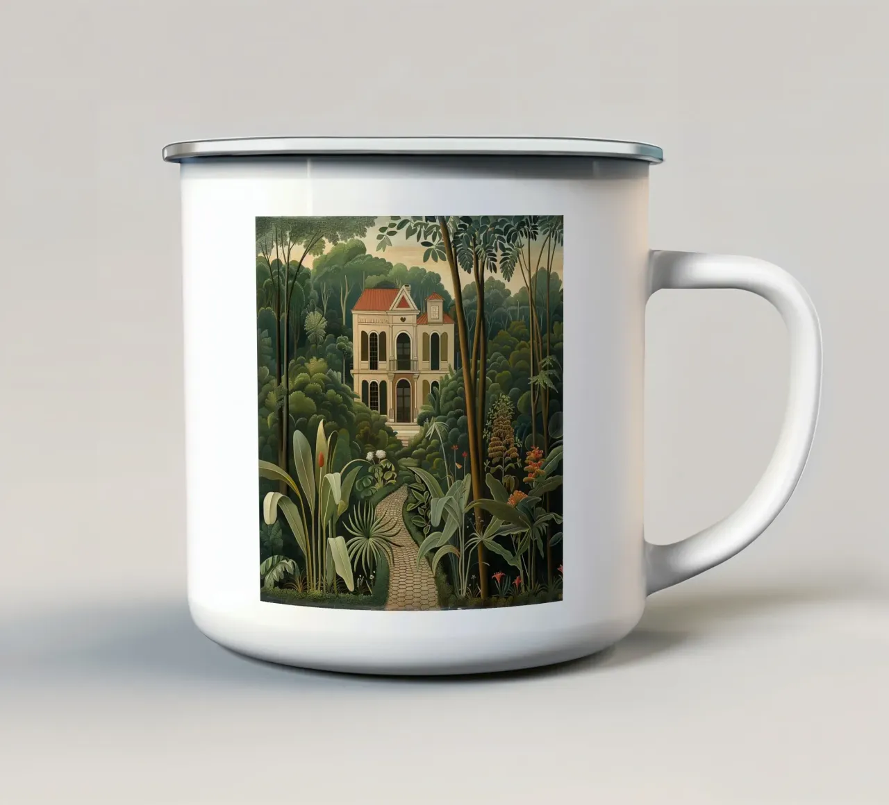 piante esotiche in casa tazza in smalto da taylor shop