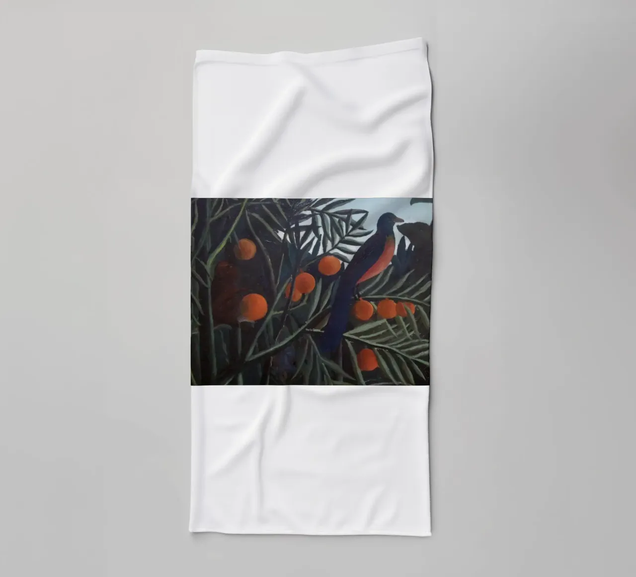 donkere schaduwen vogel badhanddoek van taylor shop