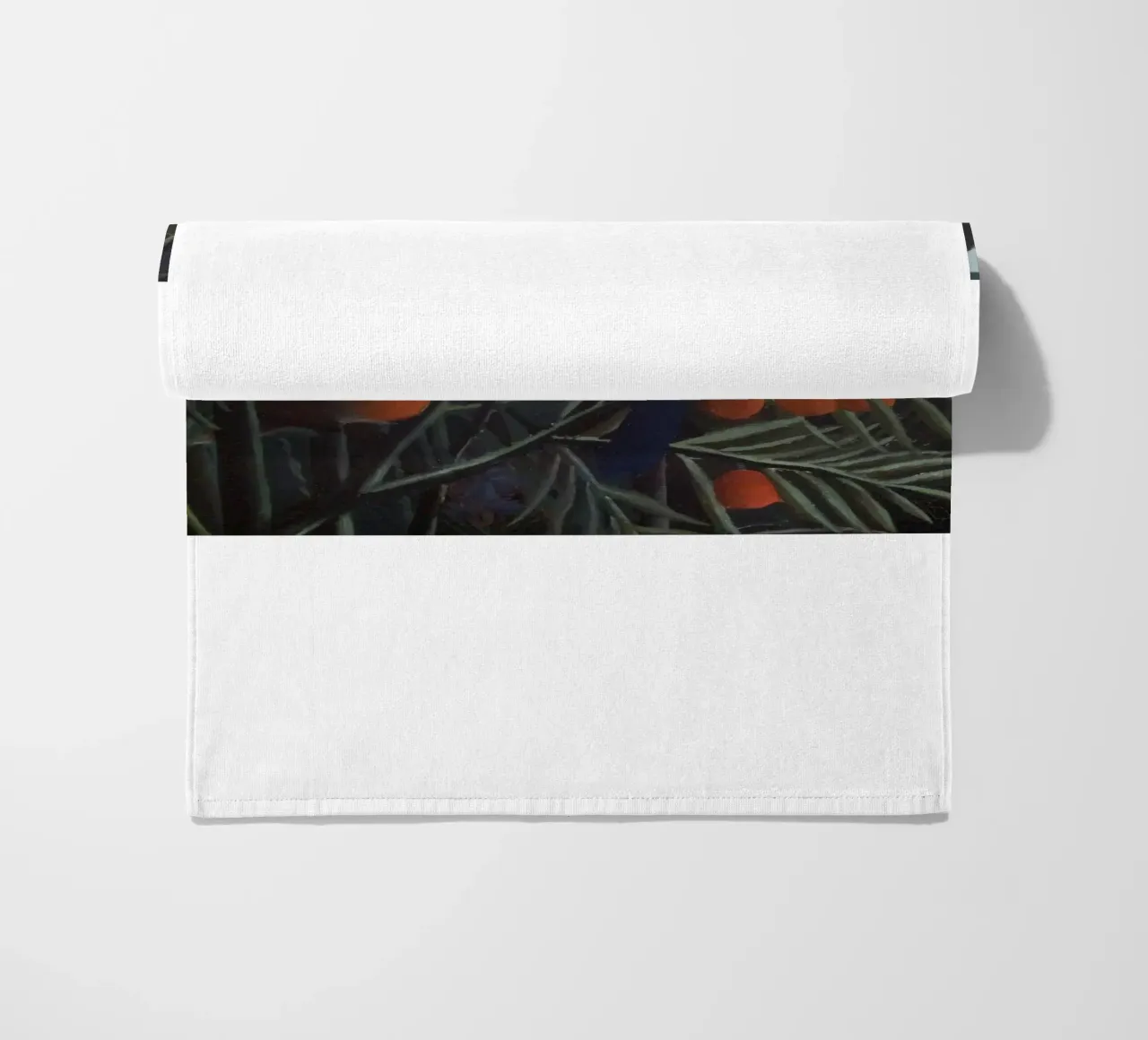 donkere schaduwen vogel strandhanddoek van taylor shop