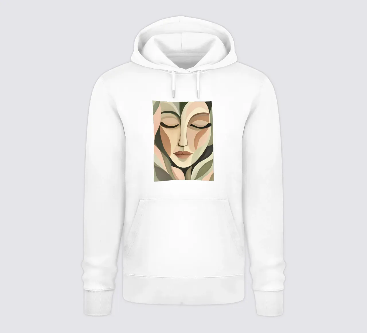 Volto astratto felpa con cappuccio da Imagine
