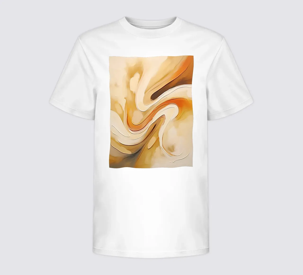 Forme astratte in colori marroni t-shirt bambini da Imagine