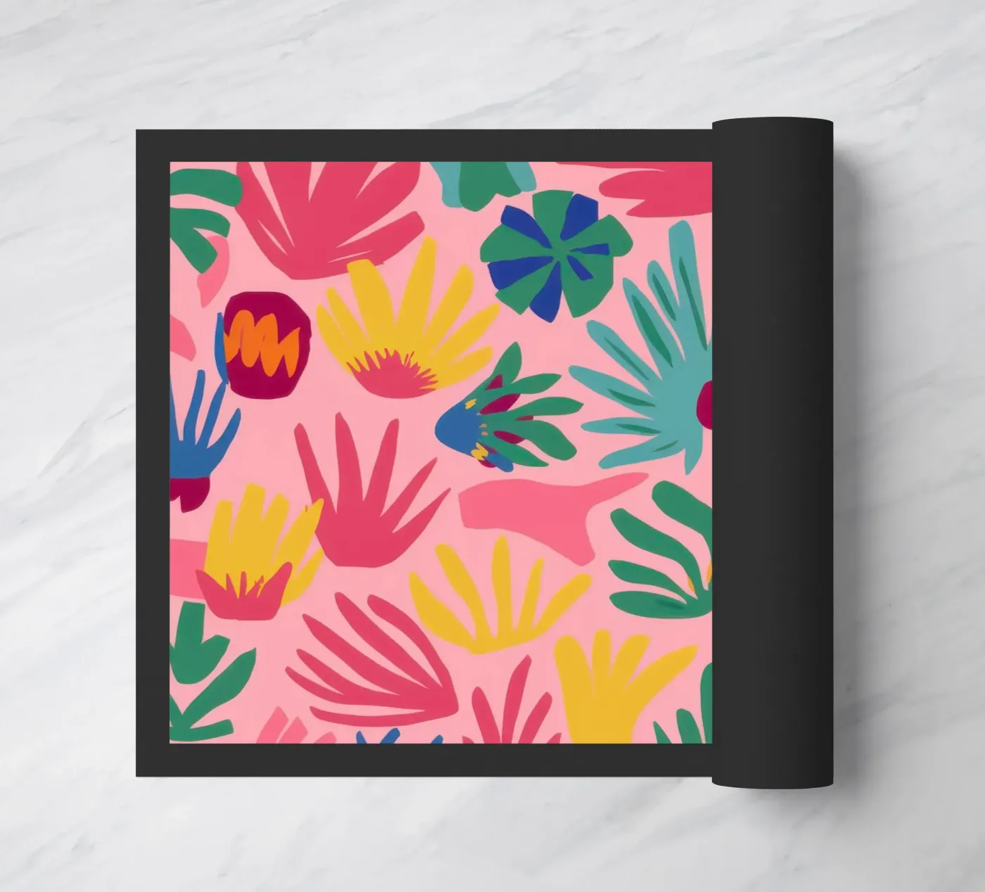 Pink Jungle Pattern zerbino da Lyra Glaze