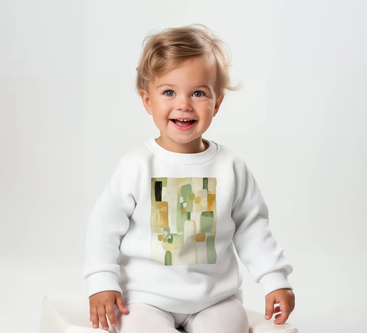 Forme organiche astratte felpa neonato da Imagine